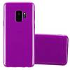 Cadorabo Hülle kompatibel mit Samsung Galaxy S9 in LILA - Schutzhülle im Brushed Design