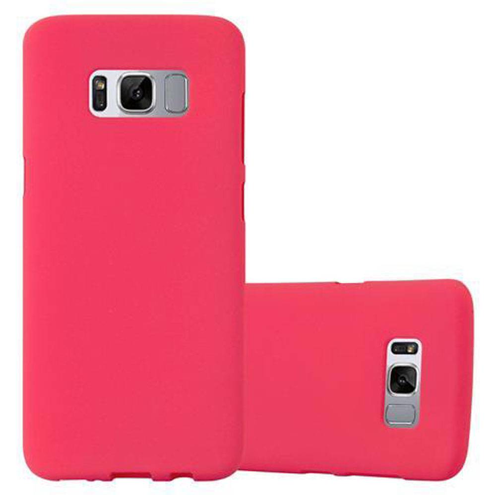 Cadorabo Schutzhülle für Samsung Galaxy S8 Hülle in Rot Handyhülle TPU Etui Cover Case-0