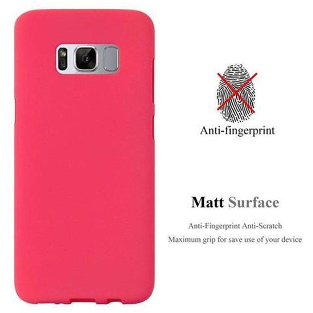 Cadorabo Schutzhülle für Samsung Galaxy S8 Hülle in Rot Handyhülle TPU Etui Cover Case-1
