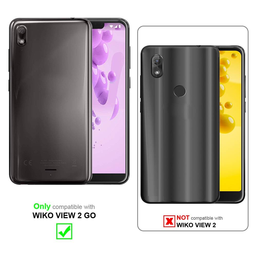 Cadorabo Handykette für WIKO VIEW 2 GO in Gelb - Handy Schutz Hülle Necklace mit Verstellbaren Band Kordel zum Umhängen-1