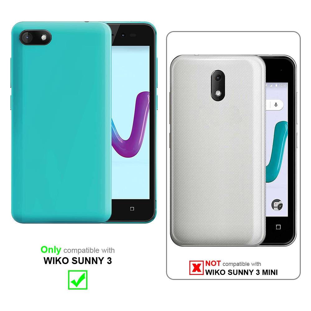 Cadorabo Handykette für WIKO SUNNY 3 in Schwarz - Handy Schutz Hülle Necklace mit Verstellbaren Band Kordel zum Umhängen-1
