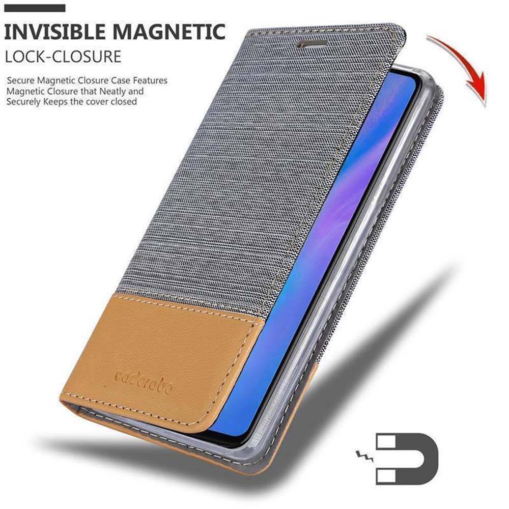 Cadorabo Hülle für Huawei P30 Schutzhülle in Grau Handy Hülle Etui Book Case Cover-2