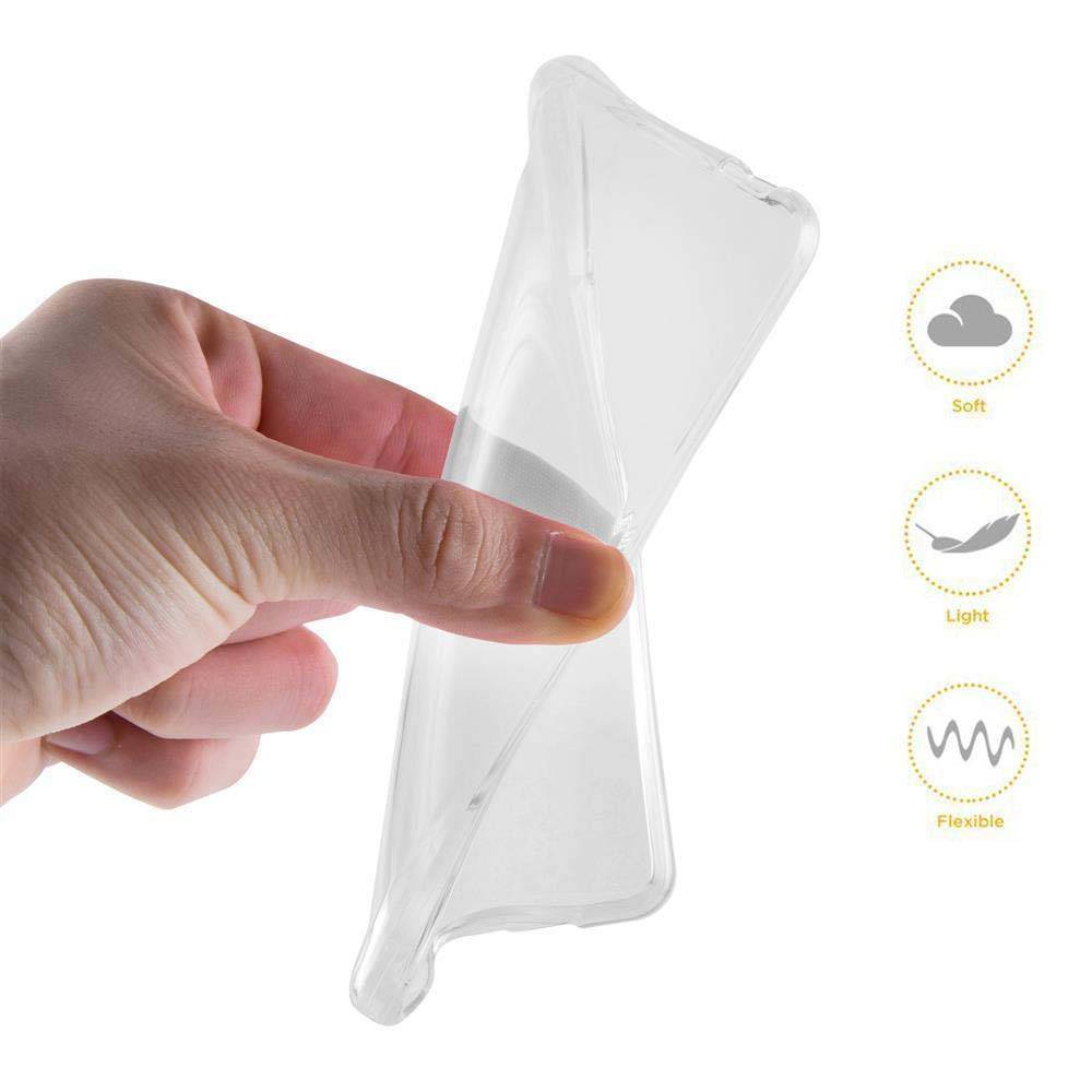 Cadorabo Hülle für Huawei P30 LITE Schutz Hülle in Transparent Schutzhülle TPU Silikon Cover Etui Case-1