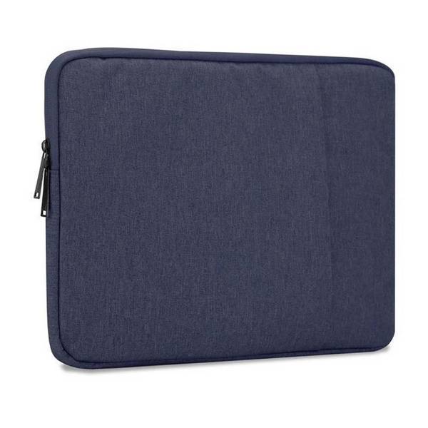 Cadorabo Laptop/Tablet Tasche 13.3 Zoll in Blau Laptoptasche Notebook Computer Stoff Samt-Innenfutter