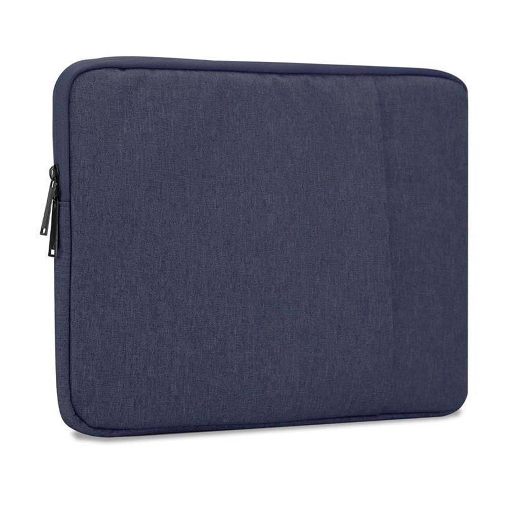 Cadorabo Laptop/Tablet Tasche 13.3 Zoll in Blau Laptoptasche Notebook Computer Stoff Samt-Innenfutter-0
