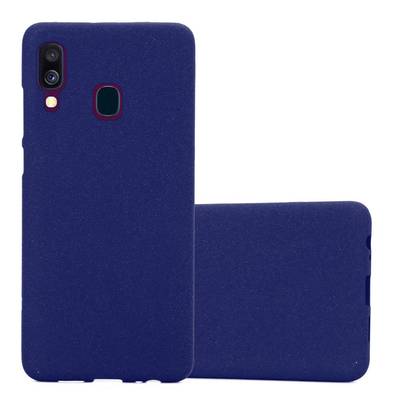 Cadorabo Schutzhülle für Samsung Galaxy A40 Hülle in Blau Handyhülle TPU Etui Cover Case