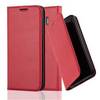 Cadorabo Hülle für Samsung Galaxy S8 Schutz Hülle in Rot Handyhülle Etui Case Cover Magnetverschluss