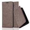 Cadorabo Hülle für Samsung Galaxy S8 in Braun Cover Handy Schutz Hülle Book Case Magnetverschluss