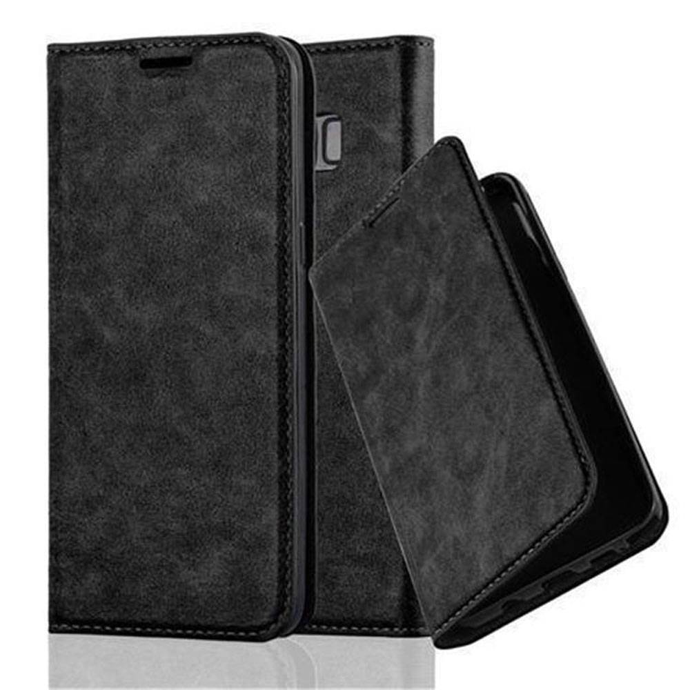 Cadorabo Hülle für Samsung Galaxy S8 Schutz Hülle in Schwarz Handyhülle Etui Case Cover Magnetverschluss-0