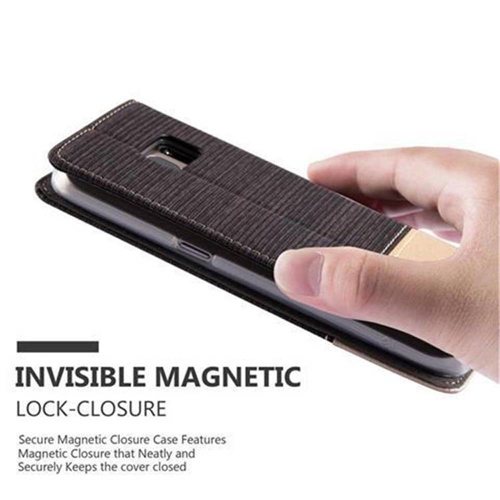 Cadorabo Hülle für Samsung Galaxy S7 Schutzhülle in Grau Handy Hülle Etui Book Case Cover-3
