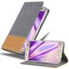 Cadorabo Hülle für Samsung Galaxy S7 Schutzhülle in Grau Handy Hülle Etui Book Case Cover