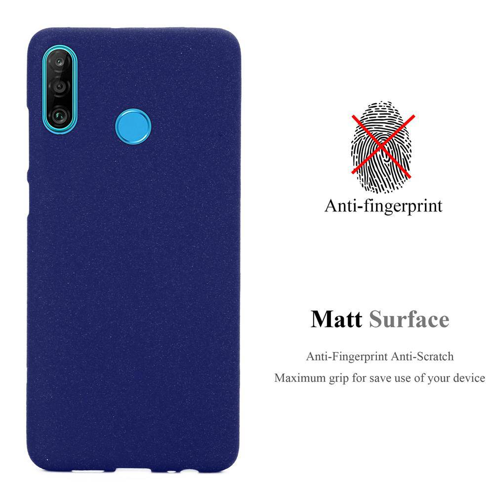 Cadorabo Schutzhülle für Huawei P30 LITE Hülle in Blau Handyhülle TPU Etui Cover Case-1