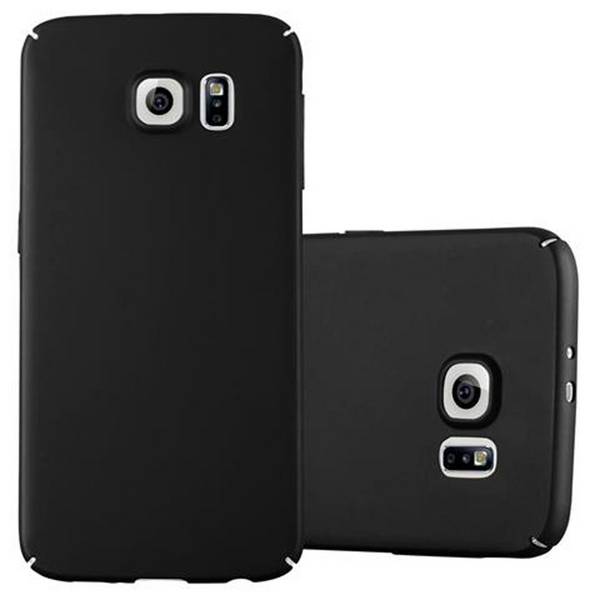 Cadorabo Hülle für Samsung Galaxy S6 Schutzhülle in Schwarz Hard Case Handy Hülle Etui