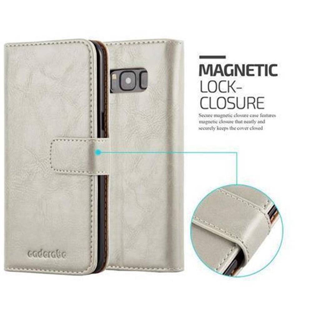 Cadorabo Hülle für Samsung Galaxy S8 Schutzhülle in Braun Handyhülle Book Tasche Case Etui Luxury-2