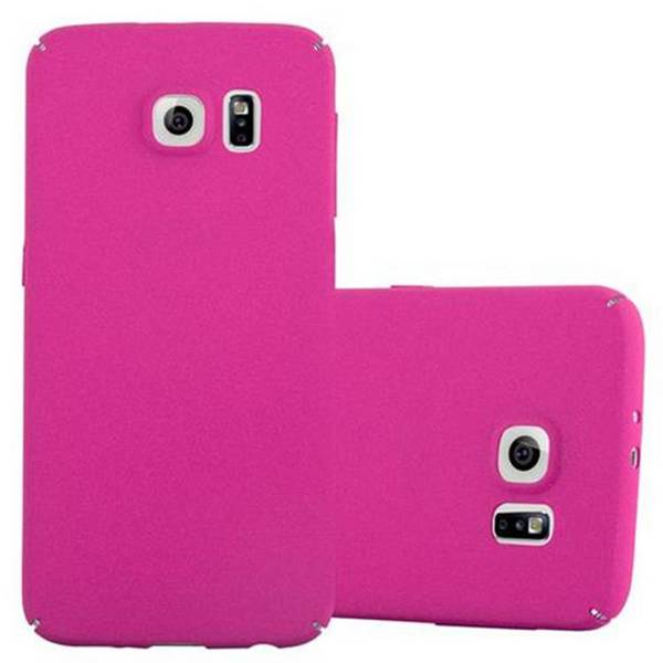 Cadorabo Schutzhülle für Samsung Galaxy S6 Hülle in Pink Etui Hard Case Handyhülle Cover