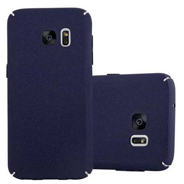 Cadorabo Schutzhülle für Samsung Galaxy S7 Hülle in Blau Etui Hard Case Handyhülle Cover