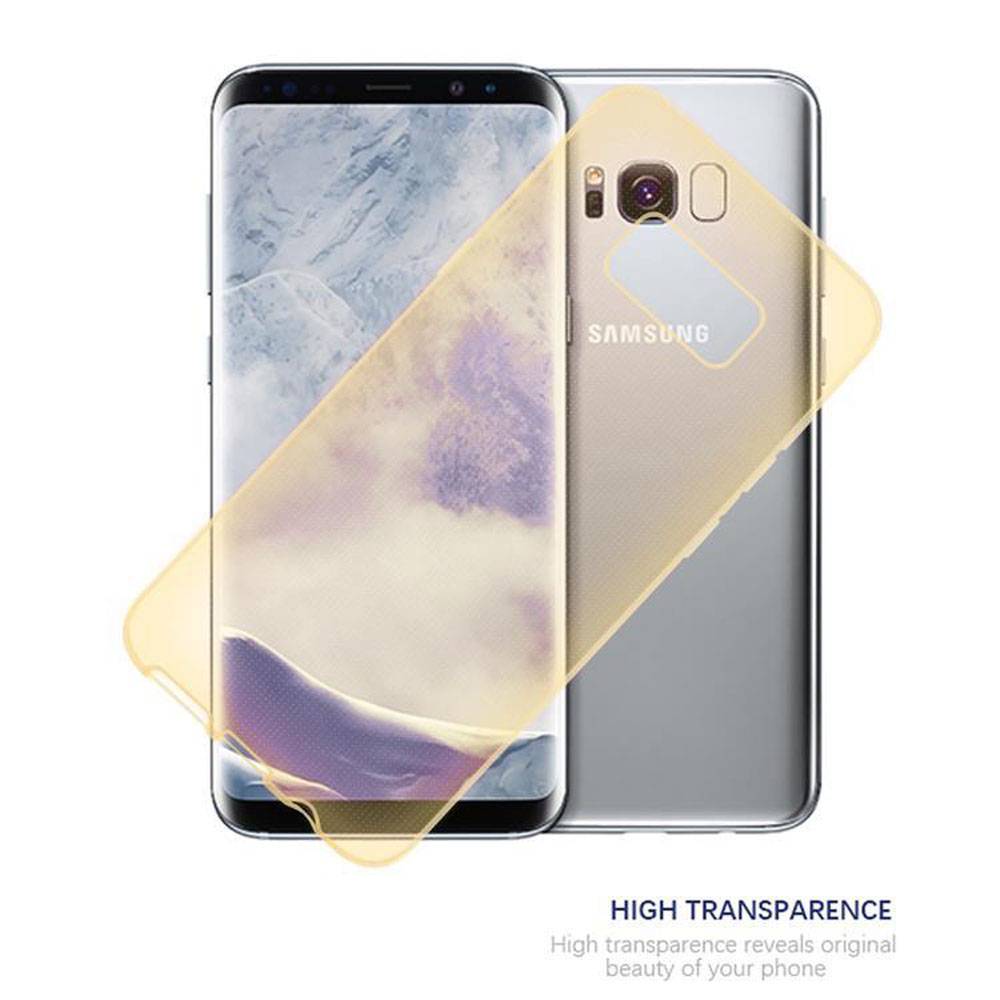 Cadorabo Hülle für Samsung Galaxy S8 Schutz Hülle in Gelb Schutzhülle TPU Silikon Cover Etui Case-2
