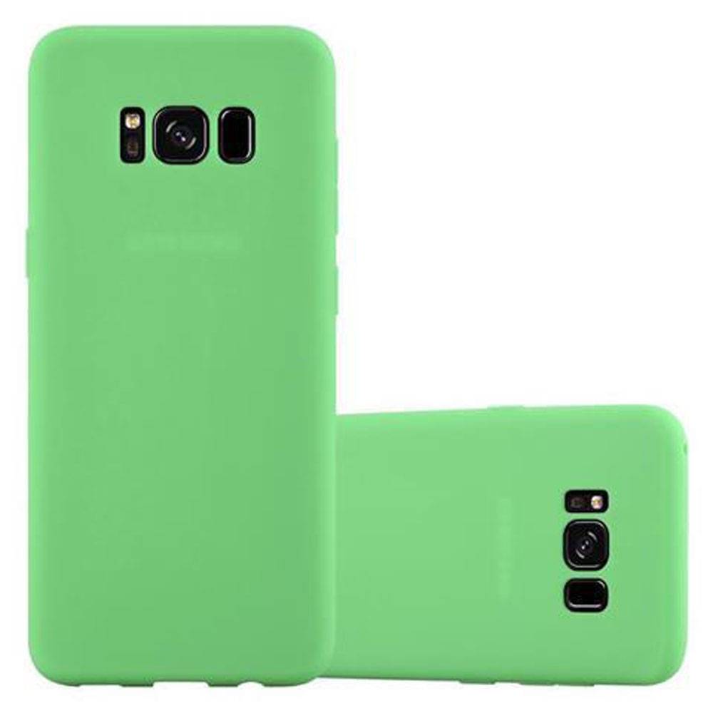 Cadorabo Hülle für Samsung Galaxy S8 Schutzhülle in Grün Handyhülle TPU Silikon Etui Case Cover-0