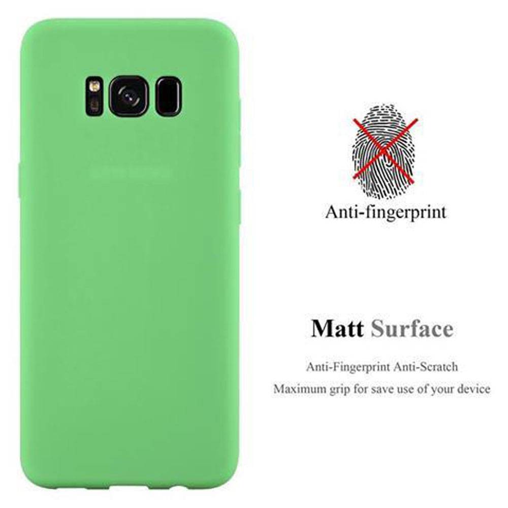 Cadorabo Hülle für Samsung Galaxy S8 Schutzhülle in Grün Handyhülle TPU Silikon Etui Case Cover-2