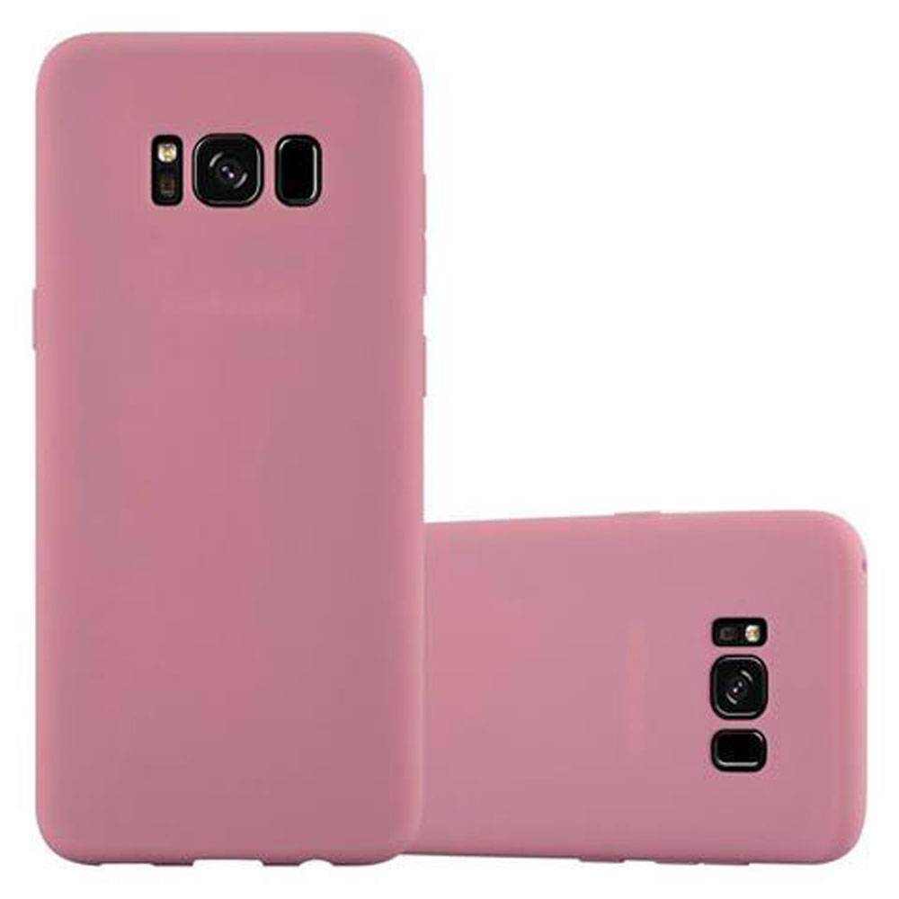 Cadorabo Hülle für Samsung Galaxy S8 Schutzhülle in Rosa Handyhülle TPU Silikon Etui Case Cover-0