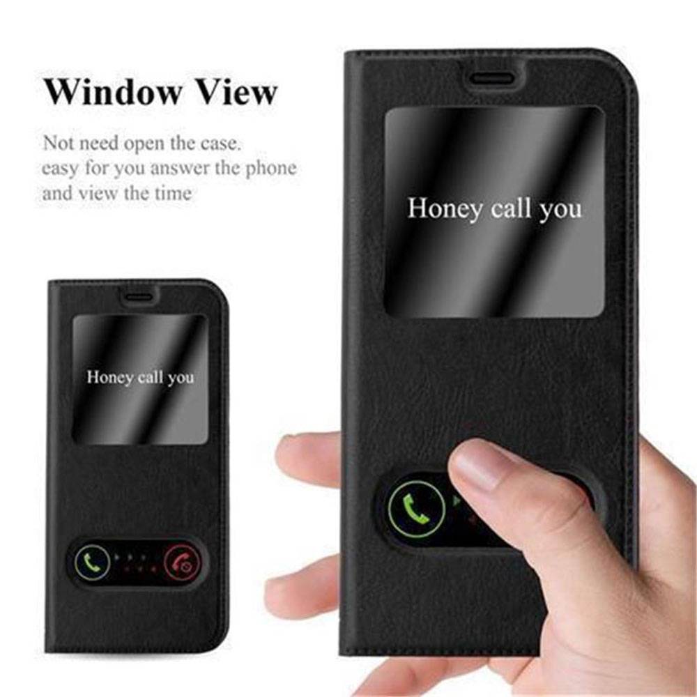 Cadorabo Schutzhülle für Samsung Galaxy S8 Hülle in Schwarz Handyhülle Book Case Cover Etui-2