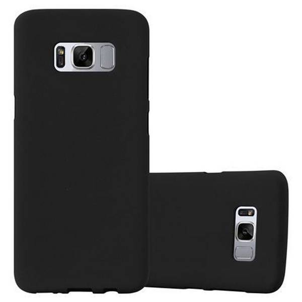 Cadorabo Schutzhülle für Samsung Galaxy S8 Hülle in Schwarz Handyhülle TPU Etui Cover Case