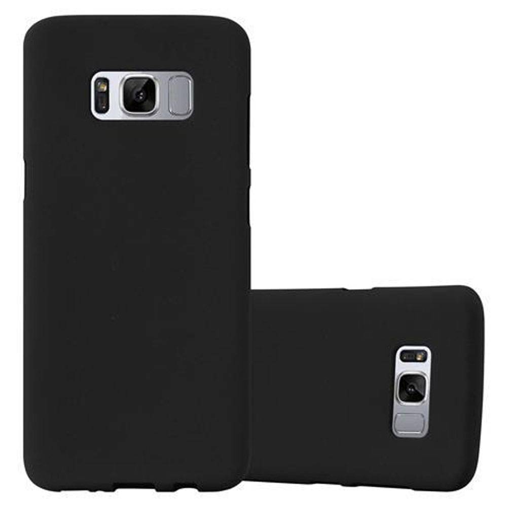 Cadorabo Schutzhülle für Samsung Galaxy S8 Hülle in Schwarz Handyhülle TPU Etui Cover Case-0