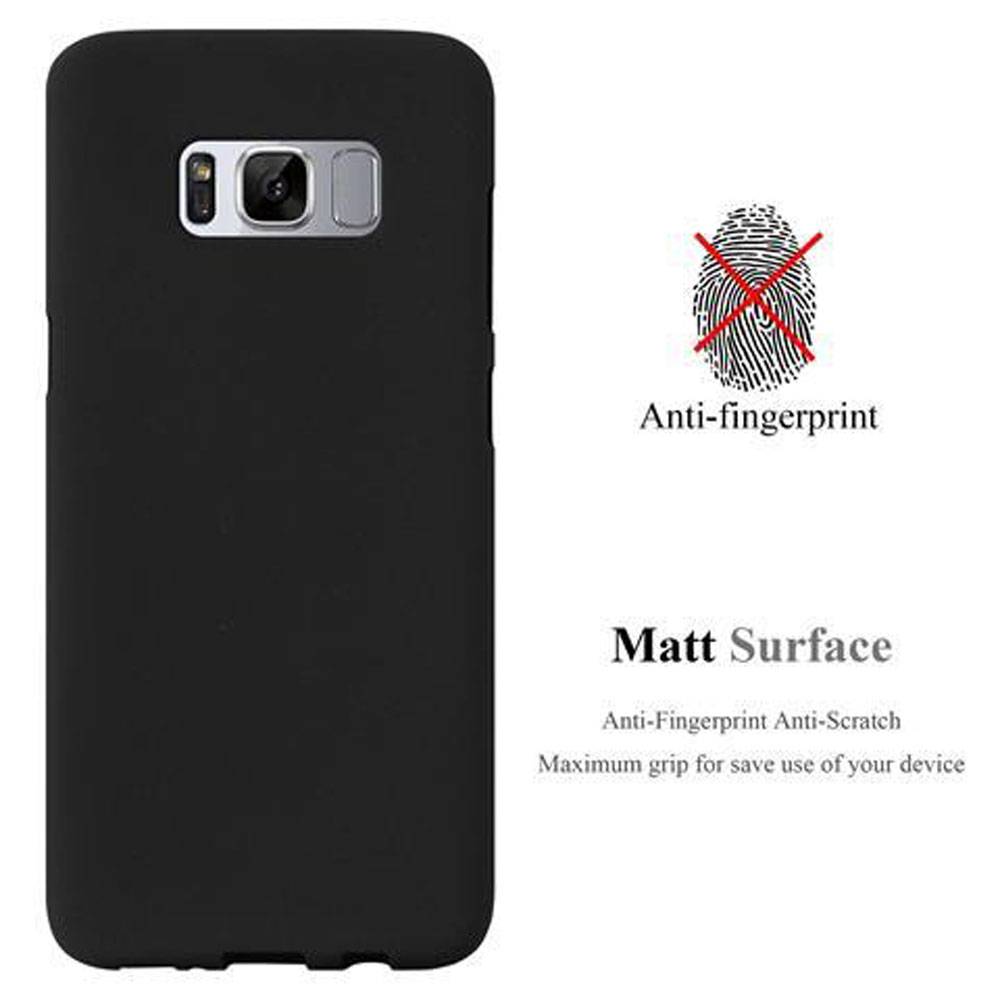 Cadorabo Schutzhülle für Samsung Galaxy S8 Hülle in Schwarz Handyhülle TPU Etui Cover Case-2