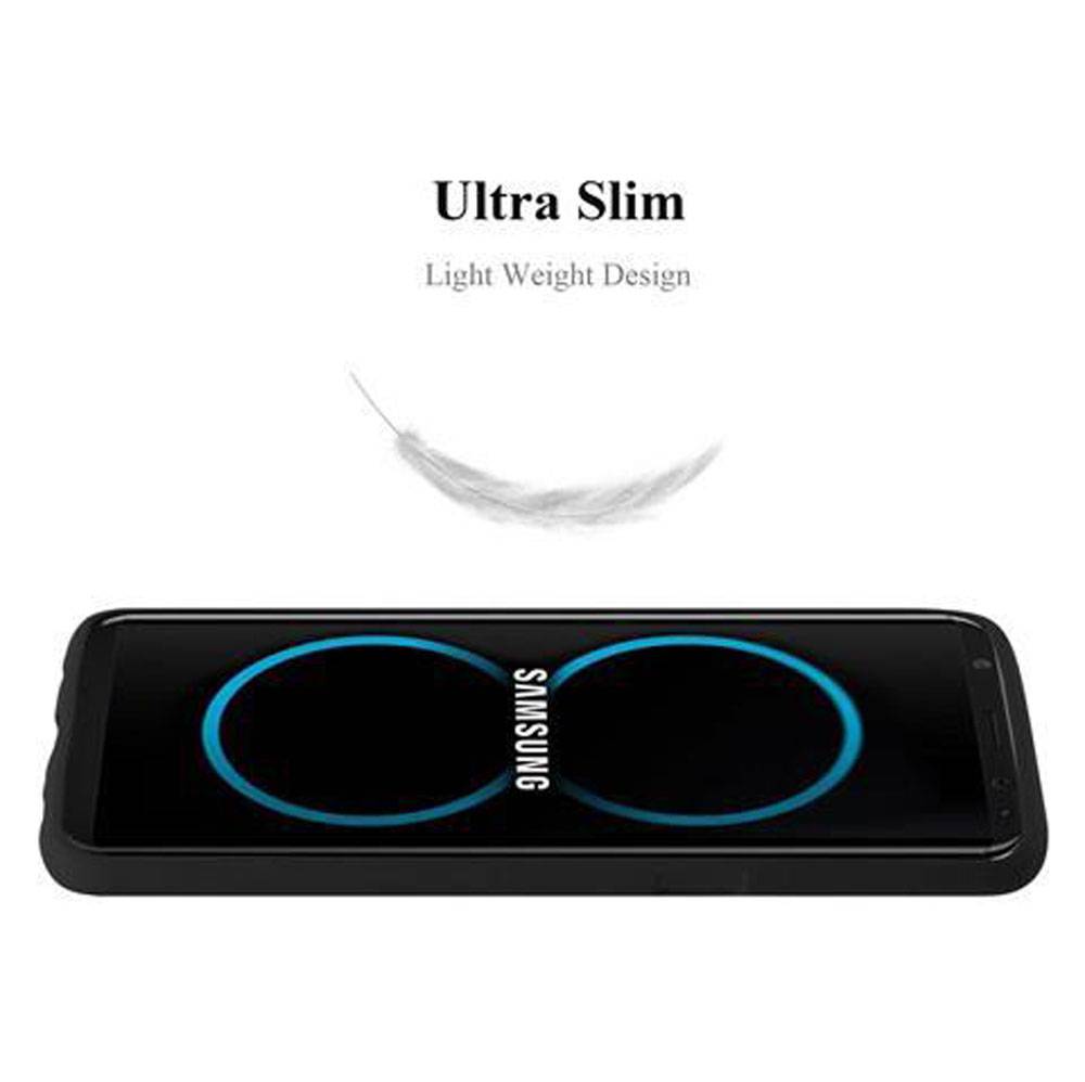 Cadorabo Schutzhülle für Samsung Galaxy S8 Hülle in Schwarz Handyhülle TPU Etui Cover Case-4