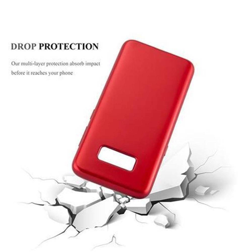 Cadorabo Schutzhülle für Samsung Galaxy S8 Hülle in Rot Handyhülle TPU Silikon Etui Cover Case-3