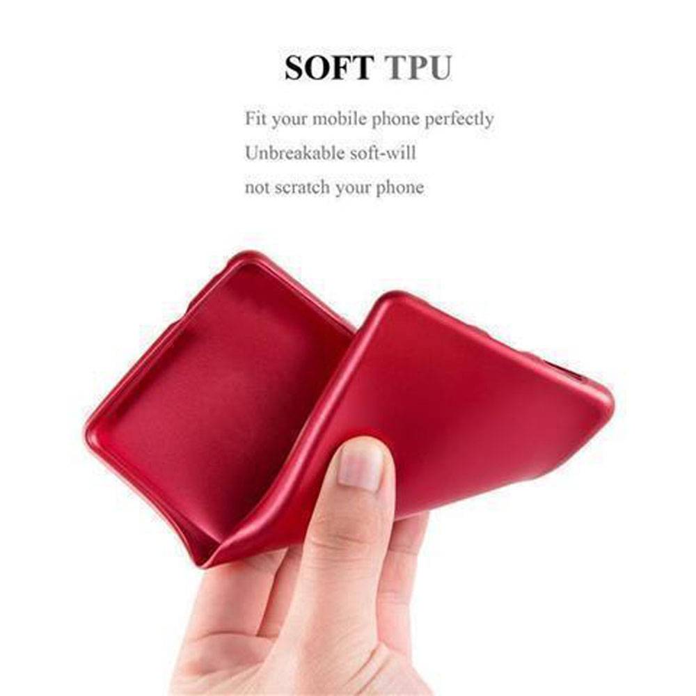 Cadorabo Schutzhülle für Samsung Galaxy S8 Hülle in Rot Handyhülle TPU Silikon Etui Cover Case-4