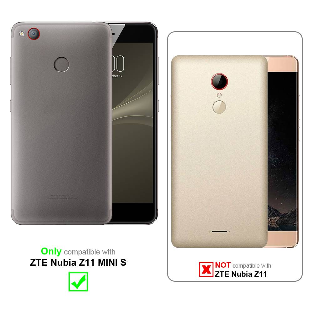 Cadorabo Handykette für ZTE Nubia Z11 MINI S in Schwarz - Handy Schutz Hülle Necklace mit Verstellbaren Band Kordel zum-1