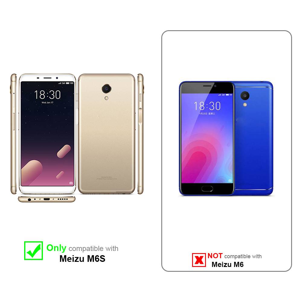 Cadorabo Handykette für MEIZU M6S in Schwarz - Handy Schutz Hülle Necklace mit Verstellbaren Band Kordel zum Umhängen-1