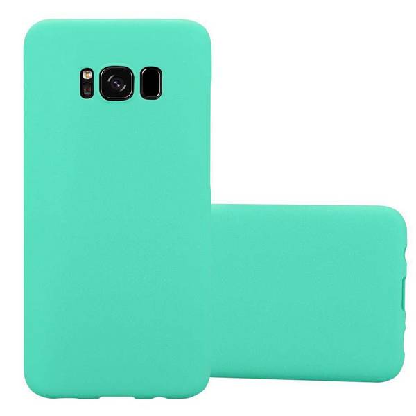 Cadorabo Schutzhülle für Samsung Galaxy S8 Hülle in Grün Etui Hard Case Handyhülle Cover