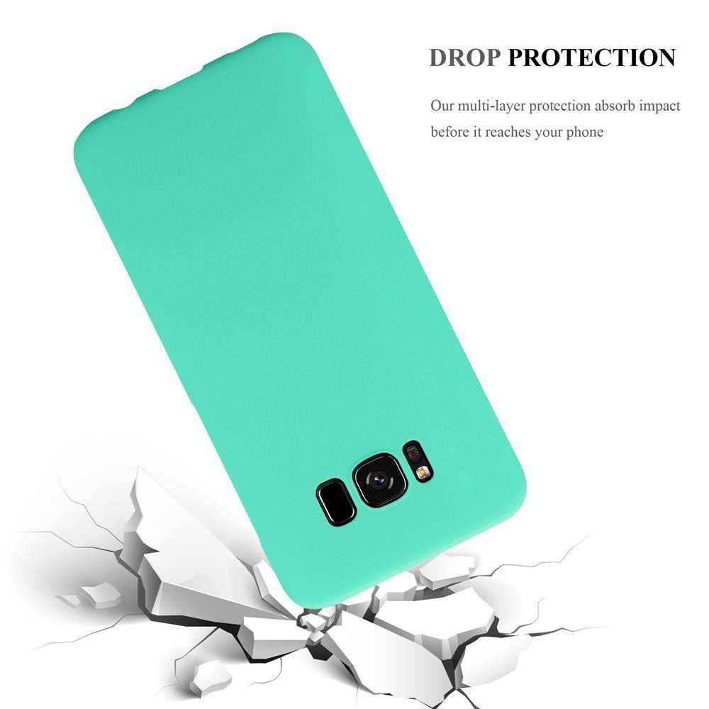 Cadorabo Schutzhülle für Samsung Galaxy S8 Hülle in Grün Etui Hard Case Handyhülle Cover-3