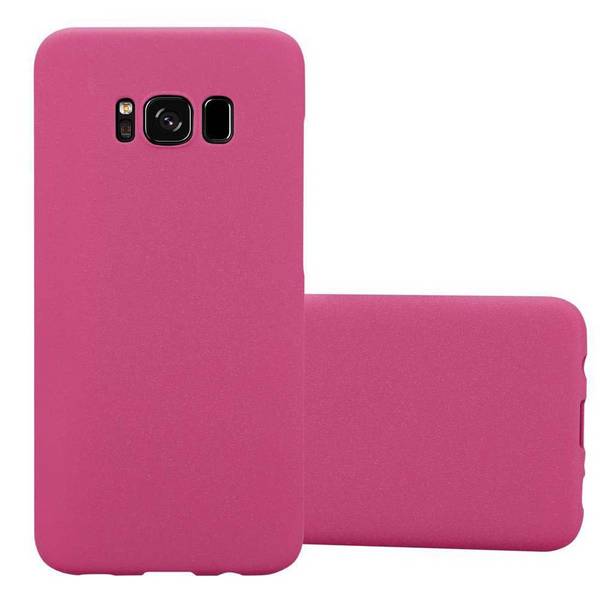 Cadorabo Schutzhülle für Samsung Galaxy S8 Hülle in Pink Etui Hard Case Handyhülle Cover