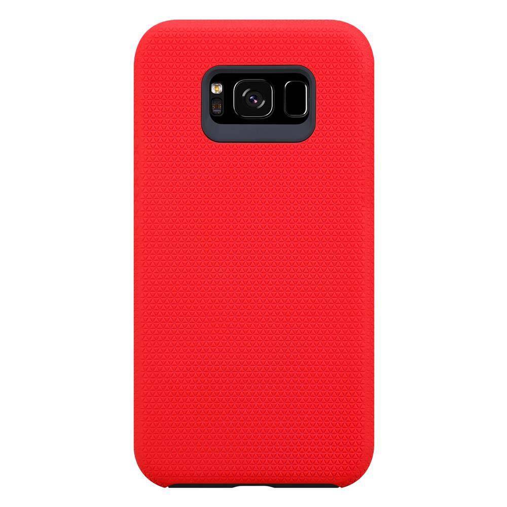 Cadorabo Schutzhülle für Samsung Galaxy S8 Hülle in Rot Outdoor Etui Hybrid Handyhülle extra Grip Anti Rutsch Oberfläche-3