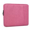 Cadorabo Laptop / Tablet Schutz Tasche 14 Zoll in Rosa Laptoptasche Notebook Computer Stoff Samt-Innenfutter