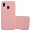 Cadorabo Hülle für Samsung Galaxy A40 Schutzhülle in Rosa Handyhülle TPU Silikon Etui Case Cover