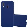 Cadorabo Hülle für Samsung Galaxy A40 Schutzhülle in Blau Handyhülle TPU Silikon Etui Case Cover