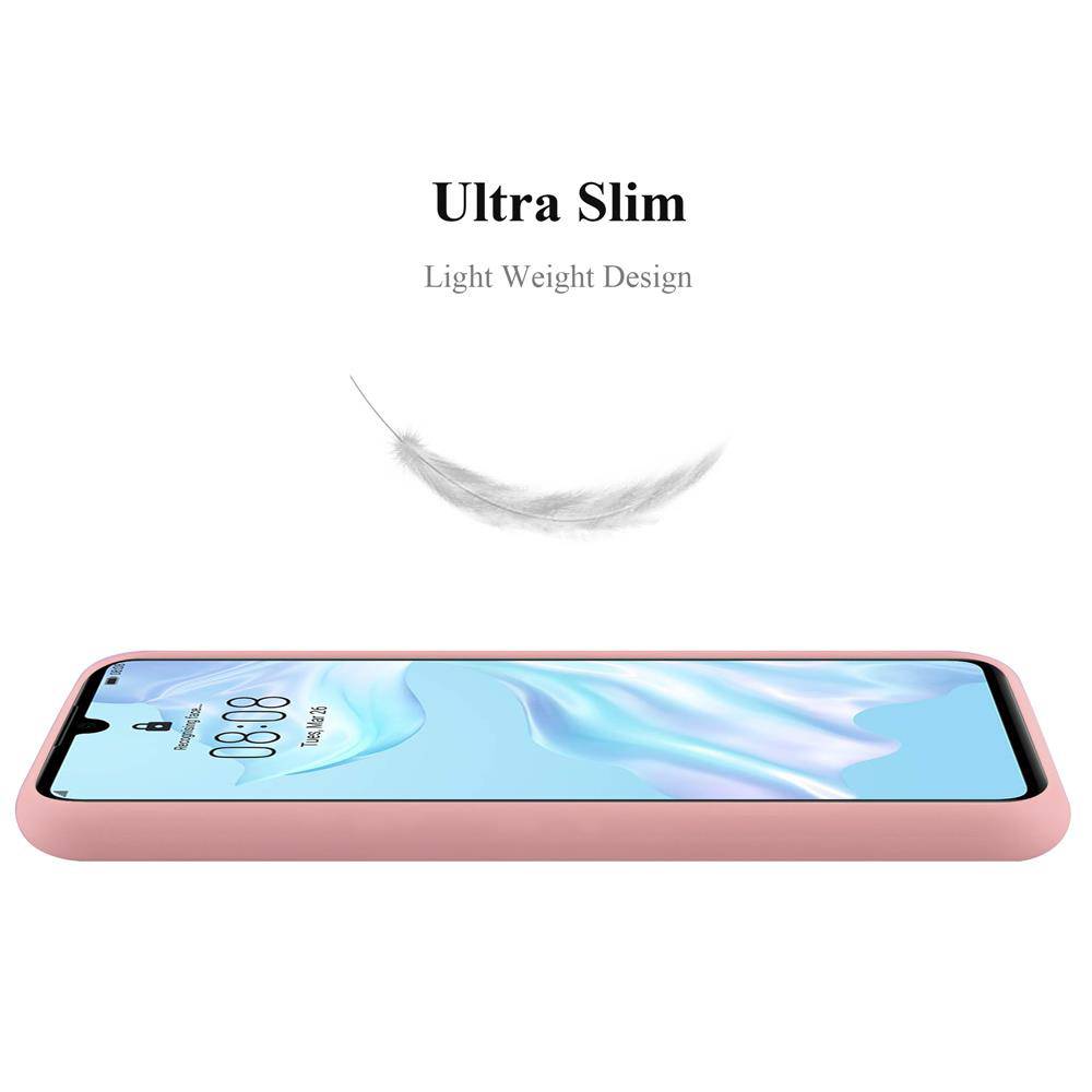 Cadorabo Hülle für Huawei P30 Schutzhülle in Rosa Handyhülle TPU Silikon Etui Case Cover-2