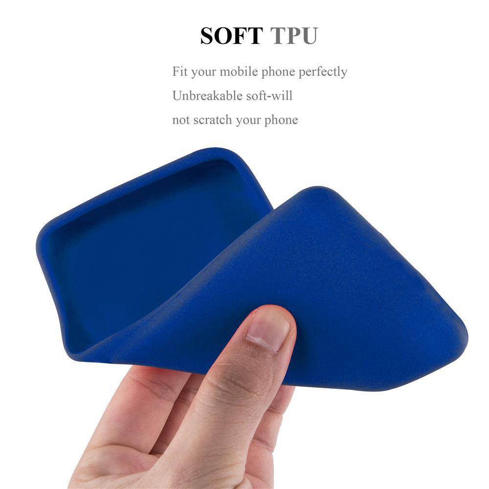 Cadorabo Hülle für Huawei P30 Schutzhülle in Blau Handyhülle TPU Silikon Etui Case Cover-3