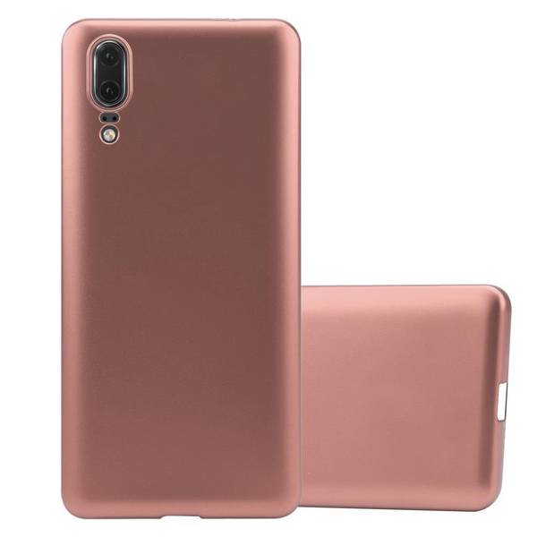 Cadorabo Schutzhülle für Huawei P20 Hülle in Rosa Handyhülle TPU Silikon Etui Cover Case