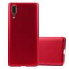 Cadorabo Schutzhülle für Huawei P20 Hülle in Rot Handyhülle TPU Silikon Etui Cover Case