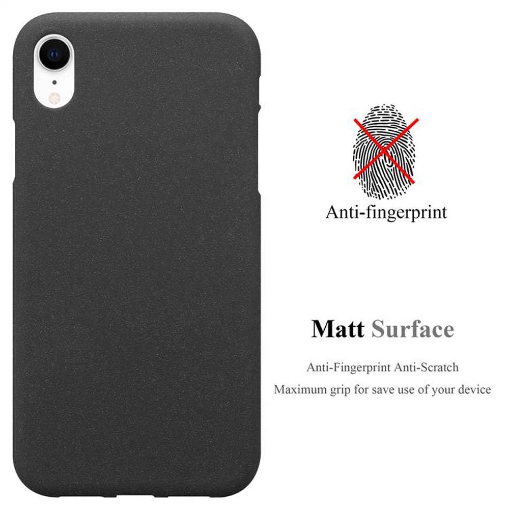 Cadorabo Schutzhülle für Apple iPhone XR Hülle in Schwarz Handyhülle TPU Etui Cover Case-1
