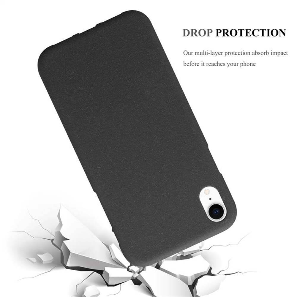 Cadorabo Schutzhülle für Apple iPhone XR Hülle in Schwarz Handyhülle TPU Etui Cover Case-2