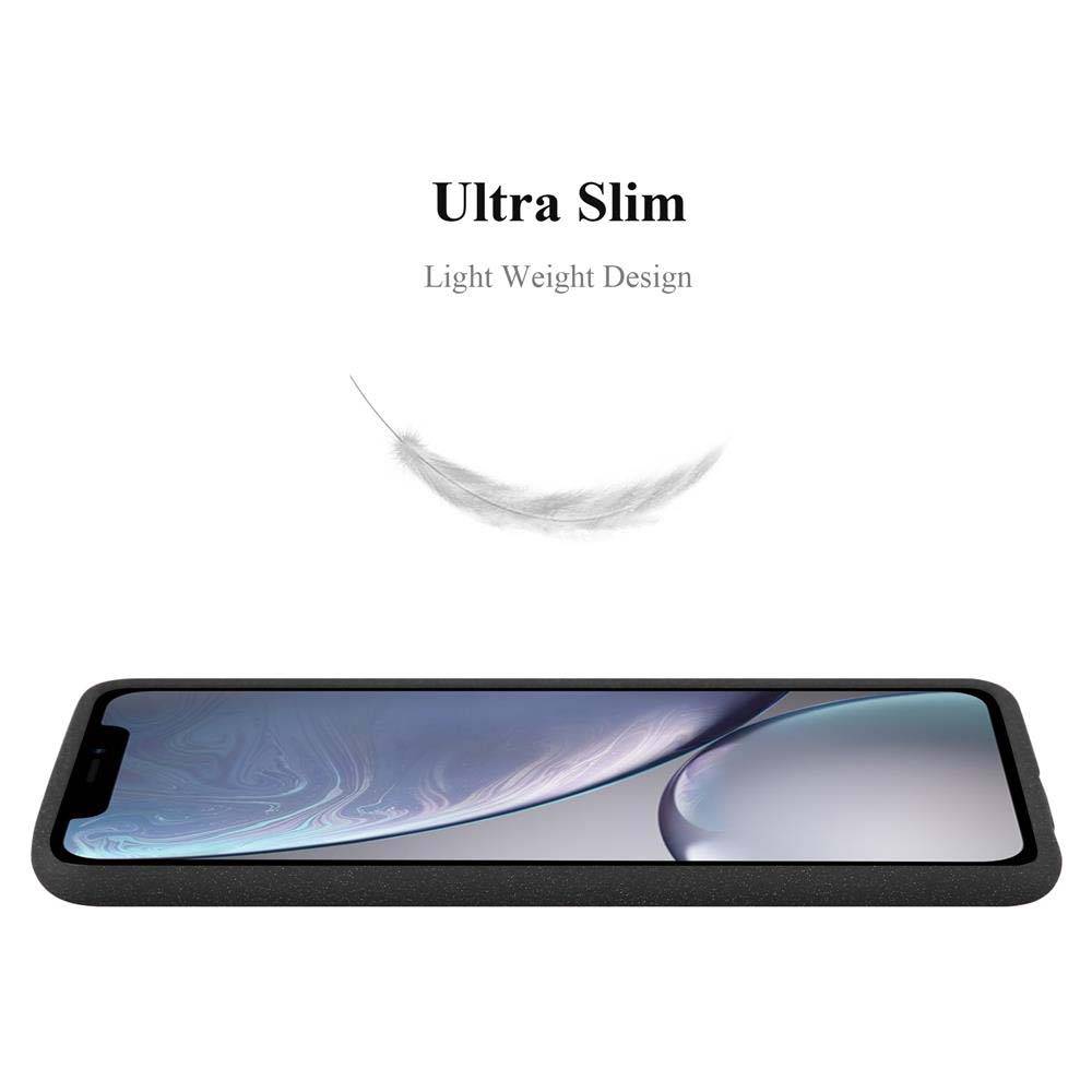 Cadorabo Schutzhülle für Apple iPhone XR Hülle in Schwarz Handyhülle TPU Etui Cover Case-3