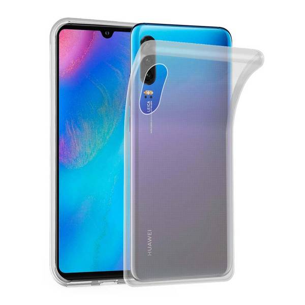 Cadorabo Hülle für Huawei P30 Schutz Hülle in Transparent Schutzhülle TPU Silikon Cover Etui Case