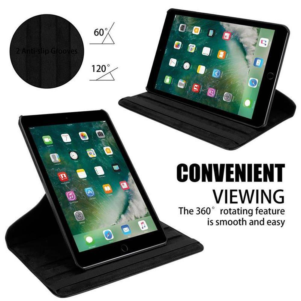 Cadorabo Hülle für Apple iPad PRO (9.7 Zoll) Tablet Hülle in Schwarz Schutzhülle Etui Case Tasche Auto Wake up-3