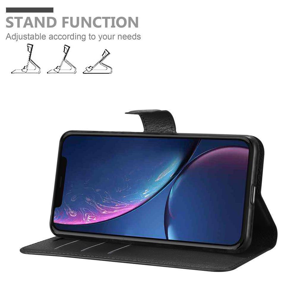 Cadorabo Hülle für Apple iPhone 11 PRO MAX Schutz Hülle in Schwarz Handyhülle Etui Case Cover Magnetverschluss-1